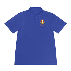 PPT Sword - Orange text - Men's Sport Polo Shirt