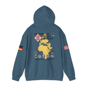 52D SSB - Flags on Sleeves - Unisex Heavy Blend™ Hooded Sweatshirt