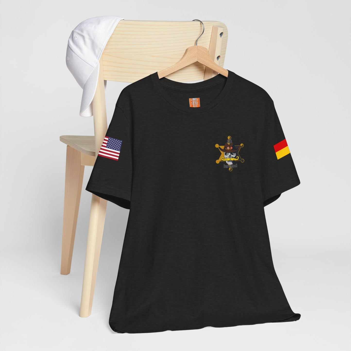 Desperados - Flag on Sleeves - Unisex Jersey Short Sleeve Tee