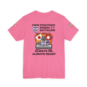 102d SSB - Sleeve with USA/2TSB - Unisex Jersey Short Sleeve Tee