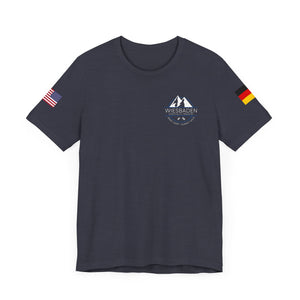 WHM - Flag on Sleeves - Unisex Jersey Short Sleeve Tee