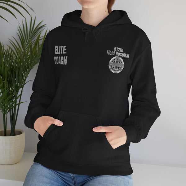 Elite Coach - 512th Field Hospital - Unisex Heavy Blend™ Hooded Sweatshirt
