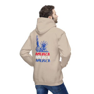 America x3!!! - Unisex Hooded Sweatshirt, Made in US