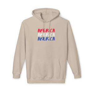 America x3!!! - Unisex Hooded Sweatshirt, Made in US