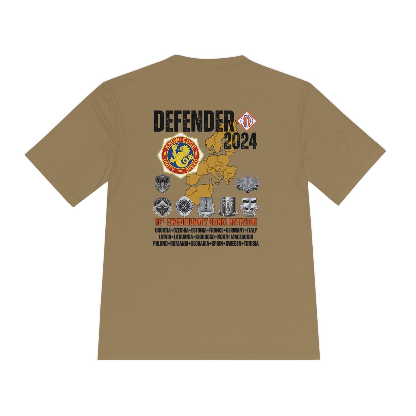 98th ESB - DEFENDER 24 -  Moisture Wicking Tee