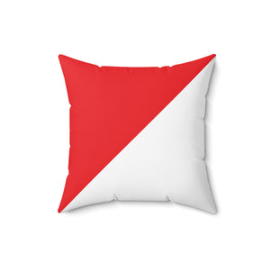 Signal Flag - Triangle - Spun Polyester Square Pillow