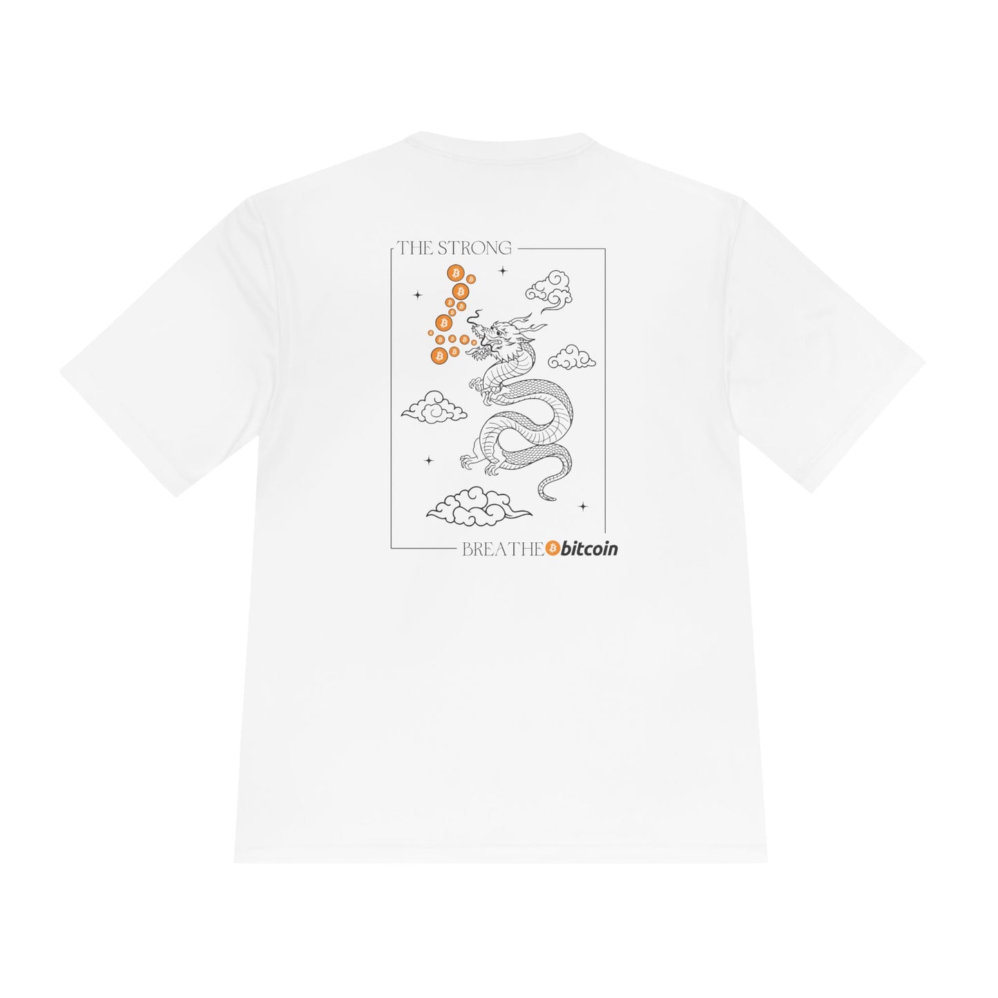 The Strong Breathe Bitcoin - Moisture Wicking Tee