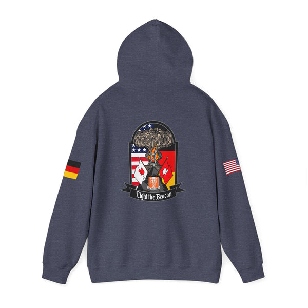 USANEC-S  Flags on Sleeves  Unisex Heavy Blend™ Hooded Sweatshirt
