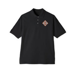 Men's Stylish Piqué Polo with Unique Design