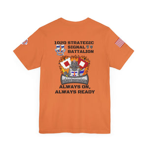 102d SSB - Sleeve with USA/2TSB - Unisex Jersey Short Sleeve Tee