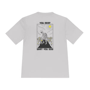Sow Smiles - SKELETON BACK- Moisture Wicking Tee