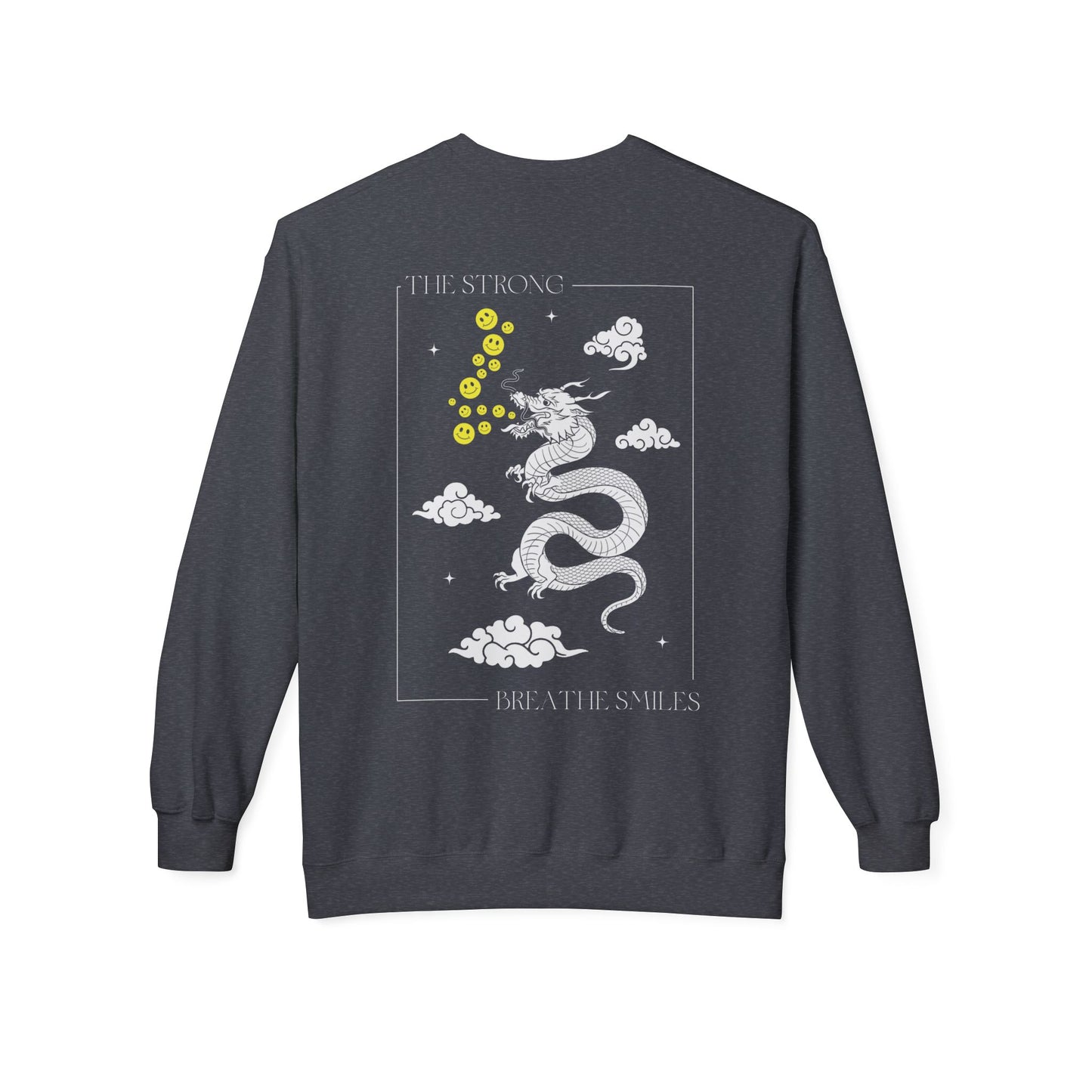 Haiku Smiles - Unisex Midweight Softstyle Fleece Crewneck Sweatshirt