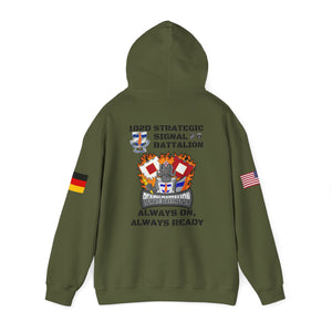 S4 - Option 1 - 102D SSB - Flags on Sleeves - Unisex Heavy Blend™ Hooded Sweatshirt