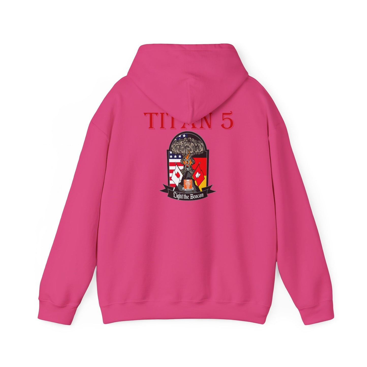 Titan 5 Call Sign - No Flags on Sleeves - USANEC-S - Unisex Heavy Blend™ Hooded Sweatshirt