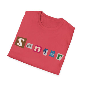 Senior - Adult Sizing - Blank Back - Unisex Softstyle T-Shirt