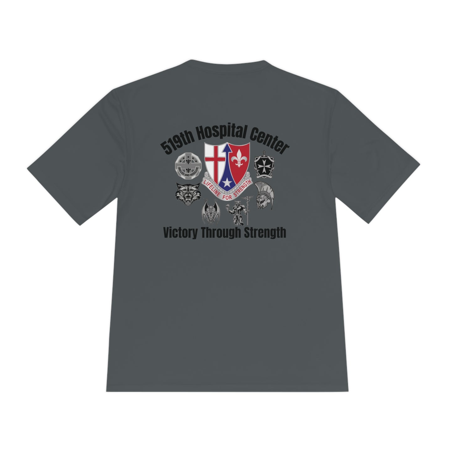 HHD, 519th Hospital Center - Unisex Moisture Wicking Tee