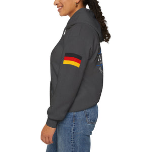WHM - Flags on Sleeves - Unisex Heavy Blend™ Hooded Sweatshirt