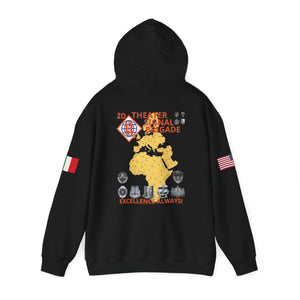 509th SSB - Flags on Sleeves - Unisex Heavy Blend™ Hooded Sweatshirt