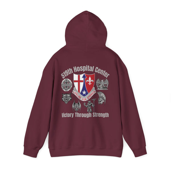 Elite Coach - 512th Field Hospital - Unisex Heavy Blend™ Hooded Sweatshirt