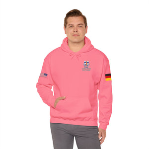 S4 - Option 1 - 102D SSB - Flags on Sleeves - Unisex Heavy Blend™ Hooded Sweatshirt