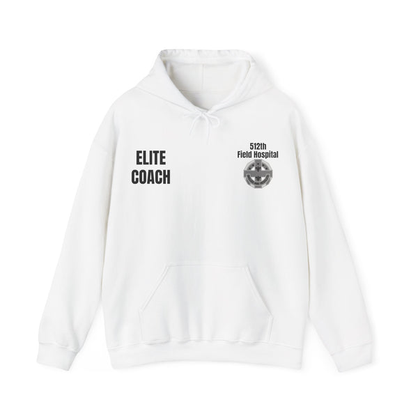 Elite Coach - 512th Field Hospital - Unisex Heavy Blend™ Hooded Sweatshirt