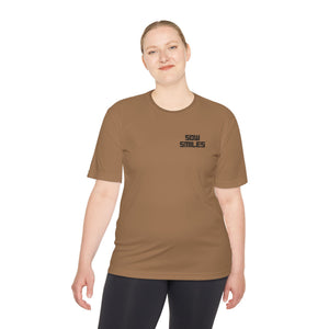 Sow Smiles - SKELETON BACK- Moisture Wicking Tee