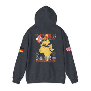 52D SSB - Flags on Sleeves - Unisex Heavy Blend™ Hooded Sweatshirt
