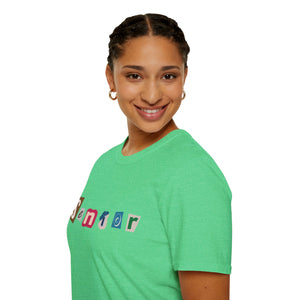 Senior - Adult Sizing - Blank Back - Unisex Softstyle T-Shirt