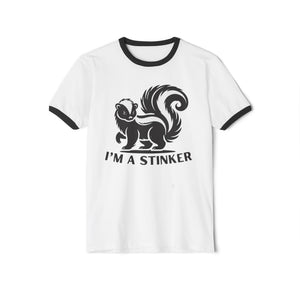 I'M A STINKER - Unisex Cotton Ringer T-Shirt