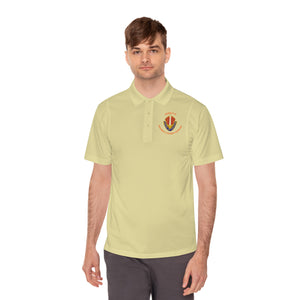 AAB Sword - Orange text - Men's Sport Polo Shirt