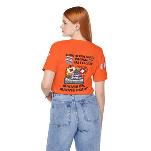 102d SSB - Sleeve with USA/2TSB - Unisex Jersey Short Sleeve Tee