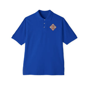 Men's Stylish Piqué Polo with Unique Design