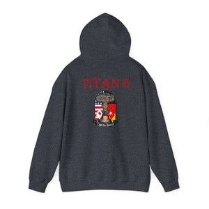 Titan 6 Call Sign - No Flags on Sleeves - USANEC-S - Unisex Heavy Blend™ Hooded Sweatshirt