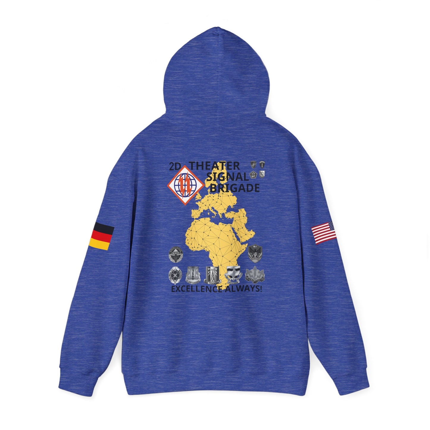 2TSB - Flags on Sleeves - Unisex Heavy Blend™ Hooded SweatshirT