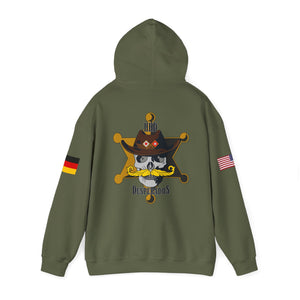 Desperados - Flags on Sleeves - Unisex Heavy Blend™ Hooded Sweatshirt