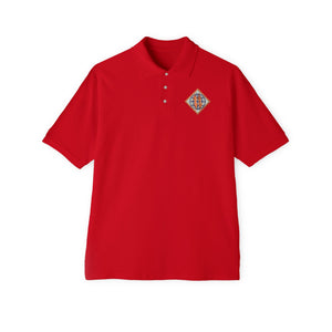 Men's Stylish Piqué Polo with Unique Design