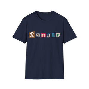 Senior - Adult Sizing - Blank Back - Unisex Softstyle T-Shirt
