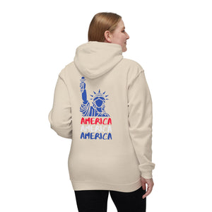 America x3!!! - Unisex Hooded Sweatshirt, Made in US