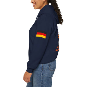 S4 - Option 1 - 102D SSB - Flags on Sleeves - Unisex Heavy Blend™ Hooded Sweatshirt