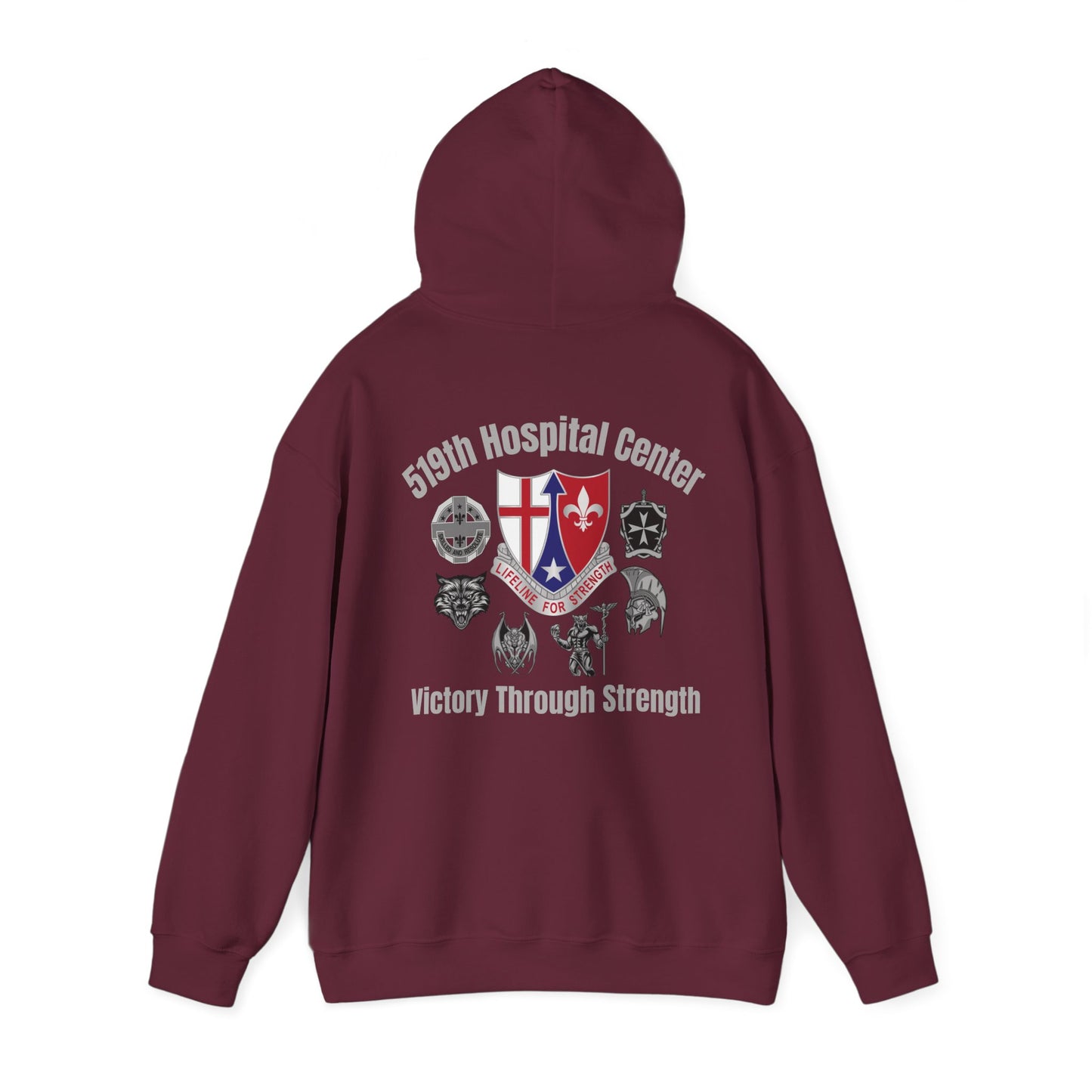 512th Field Hospital - Unisex Heavy Blend™ Hooded Sweatshirt - Printed in USA