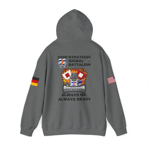 S4 - Option 1 - 102D SSB - Flags on Sleeves - Unisex Heavy Blend™ Hooded Sweatshirt