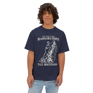 Reasonable People - Unisex Oversized Boxy Tee
