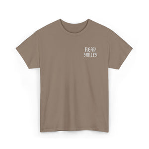 Reap Smiles - Embroidery - Unisex Heavy Cotton Tee