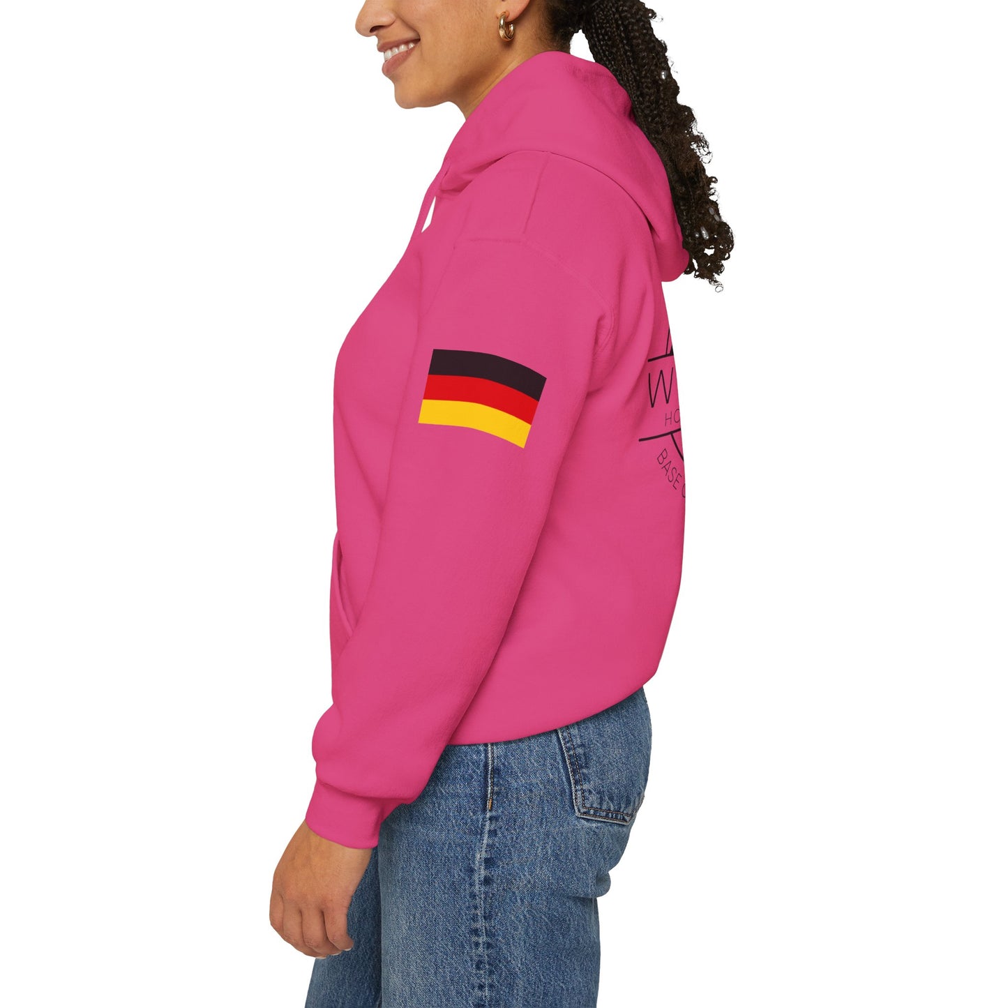 WHM - Flags on Sleeves - Unisex Heavy Blend™ Hooded Sweatshirt