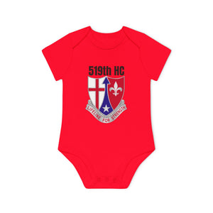 519th HC - Baby Organic Short Sleeve Bodysuit - Printed in Germany