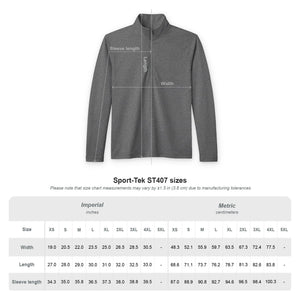 102d SSB - Men's PosiCharge® Tri-Blend Wicking Quarter-Zip Pullover