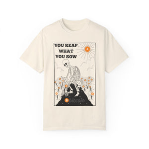 Sow Bitcoin! - Unisex Garment-Dyed T-shirt