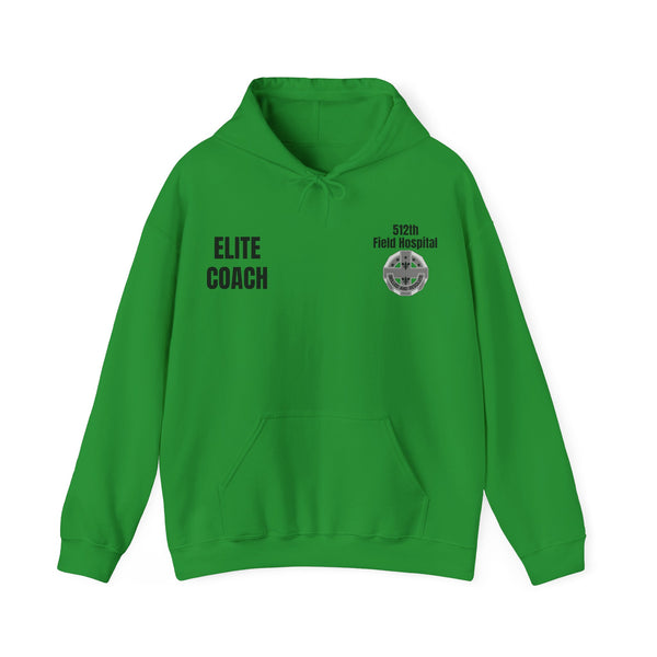 Elite Coach - 512th Field Hospital - Unisex Heavy Blend™ Hooded Sweatshirt