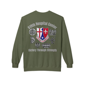 519th Hospital Center - Unisex Midweight Softstyle Fleece Crewneck Sweatshirt
