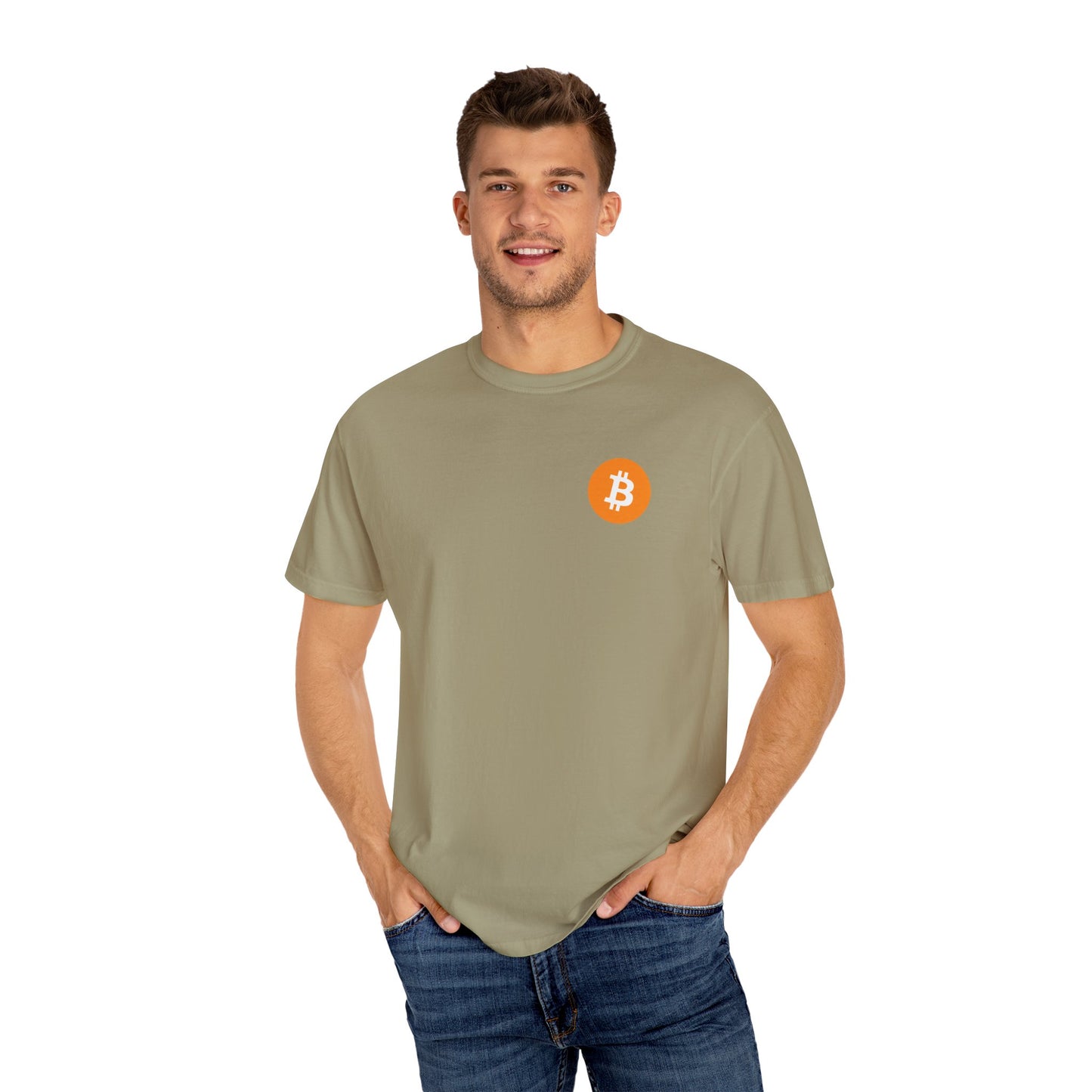 blow bitcoin! - Unisex Garment-Dyed T-shirt